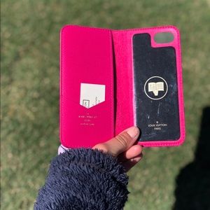 Brand New Louis Vuitton IPhone 8 Folio in Pink